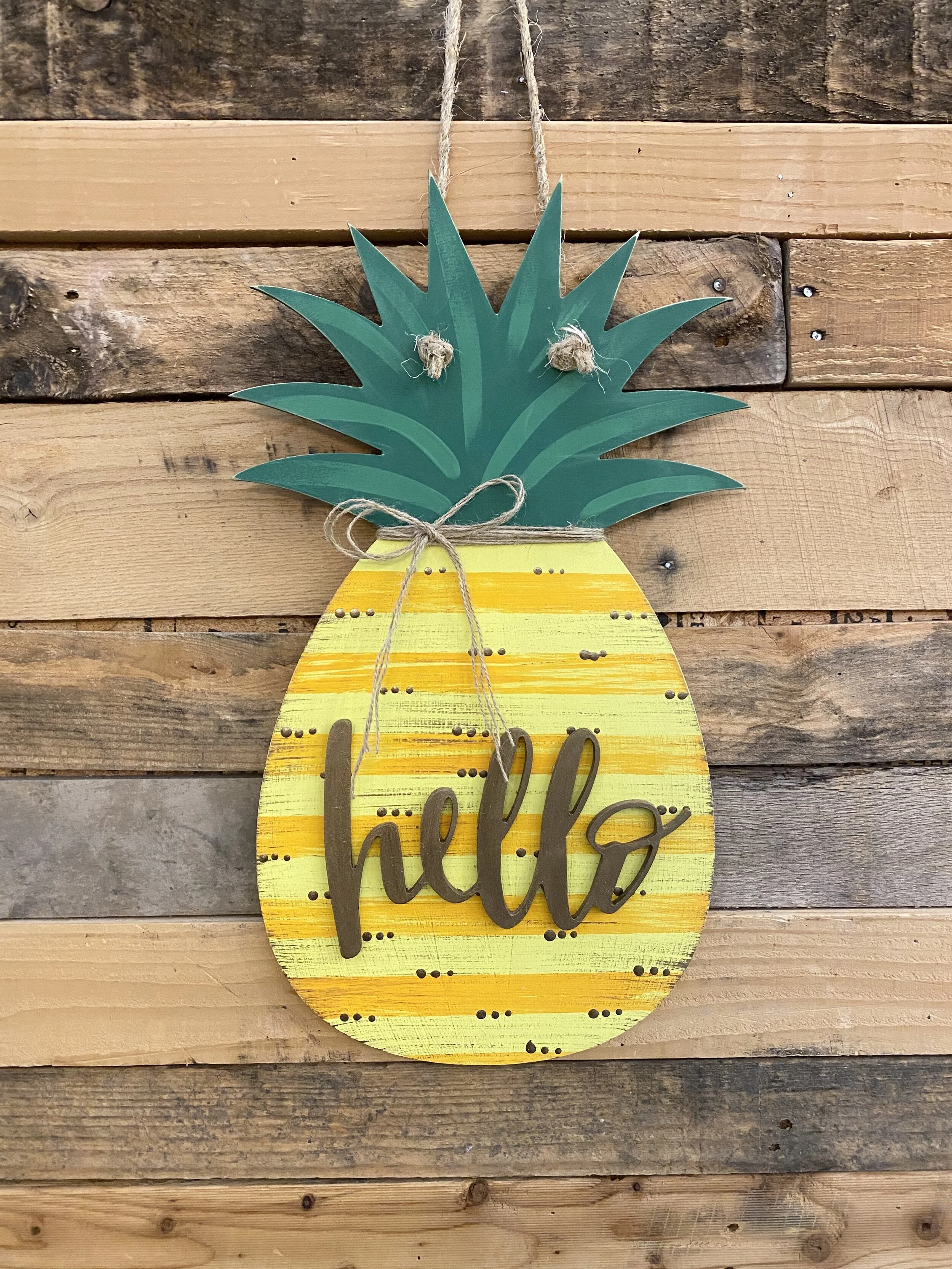 Pineapple Door Hanger Kit — The Makery